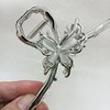 B/C Hair Claw Large Butterfly (Silver, Large)