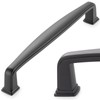 KOOFIZO 10 Pack 5 Inch Black Kitchen Cabinet Pulls Matte