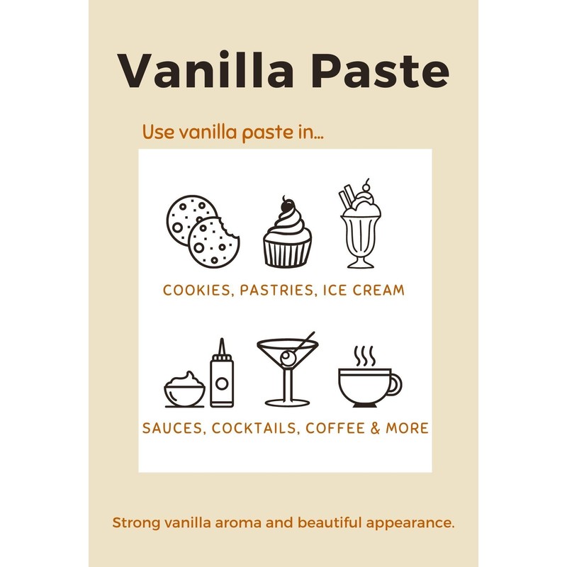 Native Vanilla - All Natural Pure Vanilla Bean Paste -