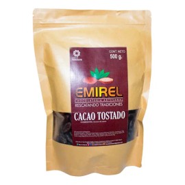 Cacao Tostado Emirel Grano Entero Artesanal Tabasco 500g