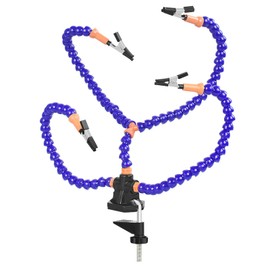 C100AE Flexible Helping Hands Soldering Station Third Hand Soldering Station Tool PCB Holder Accessories Helping Hand Stand with Table Clamp for Electronic Repair Craft Figurine DIY Soldering Tools