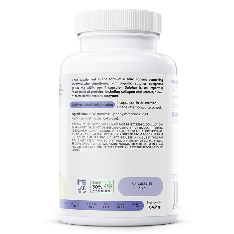 Osavi MSM, 1000 mg - 60 vcaps