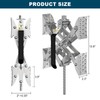 Rvdeaa RV X Chocks Wheel Stabilizer for Travel Trailers, 2