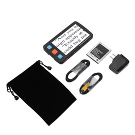 5 Inch LCD Low Vision Digital Magnifier Electronic Reading Aid US110‑240V 4‑32X HD Visual Aid