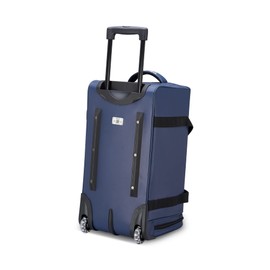 DELSEY Paris Raspail Carry On Rolling Wheeled Duffle Bag, Blue