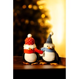 Marco Paul Christmas Decorations Christmas Tree Decoration Xmas Decorations Christmas Ornaments Christmas Baubles Hanging Ornaments for Xmas Hanging Decorations Holiday (Penguin)