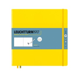 Sketchbook Square (225 x 225 mm), Hardcover, 112 Pages (150 g/sqm), Plain, Lemon