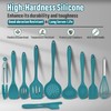 Silicone Kitchen Utensils Set, E-far 23 Pcs Blue Cooking Utensils
