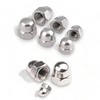 Silver Stainless Steel Dome Nuts (6 Pack) - M3 M4