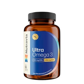 Ultra Omega 3 1000 mg Vitaminas para Mujeres y Hombres - Aceite de Pescado de Anchoveta Ácidos Grasos Omega-3 EPA y DHA Suplementos Alimenticios - 60 