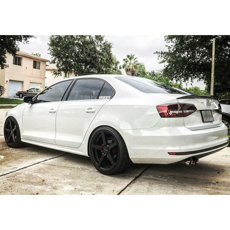 V Style Rear Trunk Duckbill Rear Spoiler Wing Compatible with
