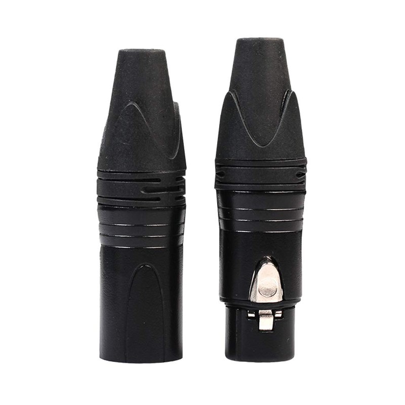 B Baosity XLR 3-Pin Male/Female Audio Connector