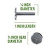 Hillman Group Combo Sidewalk Bolt, Hurricane Hardware, 100 Pieces, Rust-Resistant,