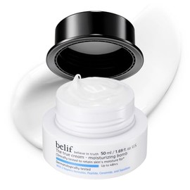 belif-The True Cream Moisturizing Bomb 50 ml, 48 horas de humectacin e hidratacin, pptidos, ceramidas, escualano, restaura la barrera cutnea, crema...