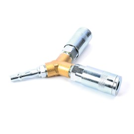 Airline Hose Connectors 1/4" BSP Air Line Hose Airline Hose Compressor Fittings 3 Way Quick Release Y Splitter Connector Airline Coupling