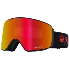 DRAGON Unisex NFX MAG OTG Low Bridge Fit Ski and Snowboard Goggle - 30 Years | Lumalens Red Ion & Replacement Lens