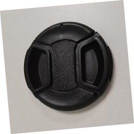 LABRIMP 4 Pcs Center Pinch Lens Cover Splashproof Protective Camera Lens Caps for DSLR Dustproof Easy to Install and Reliable