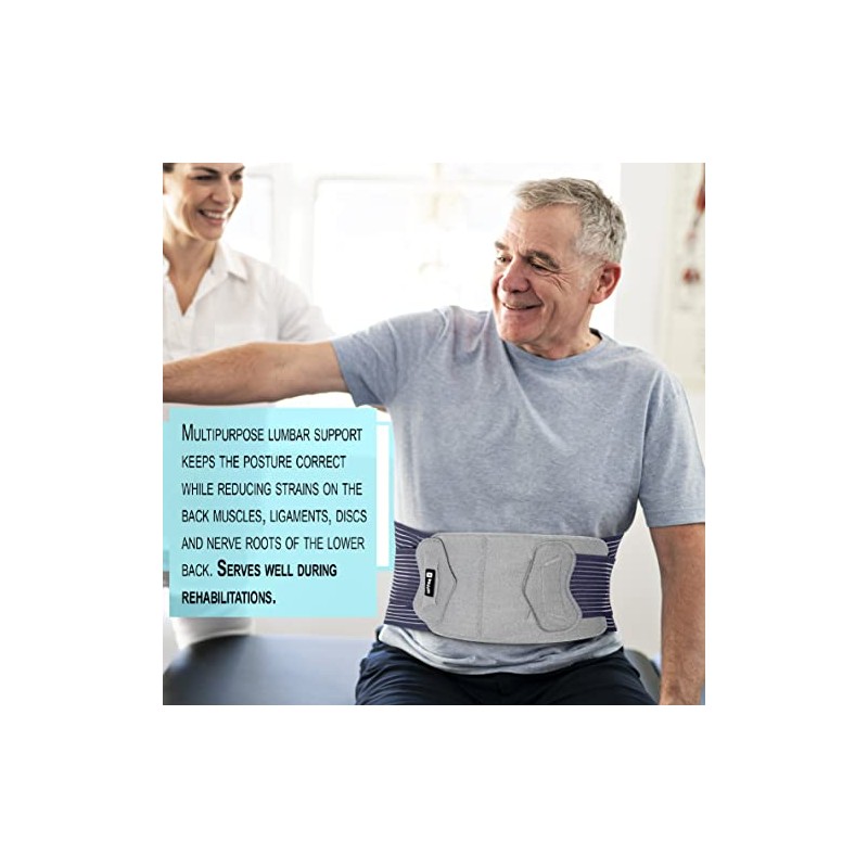 Rayyan Back Support Belt - Lumbar Support Brace for Pain