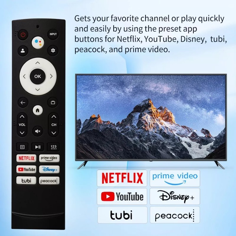 For Hisense TV ERF3M90H Voice Remote For Hisense U6H U6K