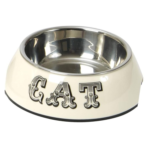 House of Paws Country Kitchen Cat Bowl 2-in-1, Melamine and