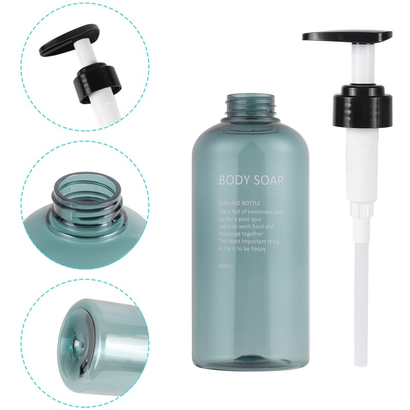 Czemo Pack of 3 Shampoo Dispenser for Shower 500 ml