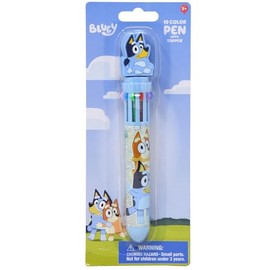 Innovative Designs Bluey 10-in-1 Multicolor Pen With Topper