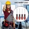 NyxSeat Set of 4 Screwdrivers, Car Tyre Repair Tool, Manhole
