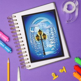 GLOBLELAND Forest Birds and Deer Cutting Dies for Card Making Street Lights Metal Die Cuts Cutting Dies Templates for Scrapbooking Journal Embossing Paper Craft Decor