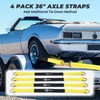 Trekassy 2”x 144” Car Tie Down Straps for Trailers Heavy