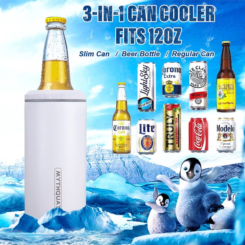 3 in 1 Slim Can Cooler for 12 OZ Skinny