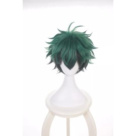 generic Izuku Midoriya Deku Mi Héroe Academia Cosplay Peluca Verde O