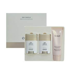 OHUI 오휘 데이쉴드 워터 선스틱 스페셜 세트(14gX2개) OHUI Day Shield Water Sun Stick Special Set (14g x 2)