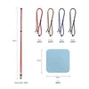 Pack of 4 Glasses Hanging Rope, with 2 Glasses Cleaning