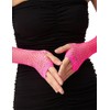 OTPEH Lone Fishnet Gloves Fingerless For Women Fish Net Arm