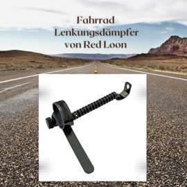 Red Loon Bicycle Steering Damper – XL Diameter 28 – 62 mm – Steering Damper Bicycle Front Wheel – Handlebar Stopper – Bipod Stand – Straightener – Steering Damper Bicycle