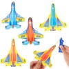 NOPKESV Pack of 4 Flying Gliders Polystyrene Aeroplane Toy Outdoor