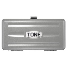 TONE Socket Wrench Set 1850 1/4 inch (6.35 mm) Driving, Silver, 11 Pieces