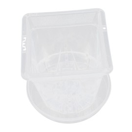 MERRYHAPY 5sets Transparent Orchid Pots with Drainage and Trays Breathable for Use for and Plants