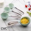 COOK WITH COLOR Measuring Cups Set and Measuring Spoon Set,