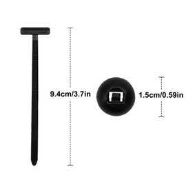 ALLY-MAGIC Cable Ties, Reusable Cable Ties, Pack of 50 Universal Cable Tie Holders, UV-Resistant Nylon Holder, Universal Use for Car, Household Repair Machines E9-KKZD