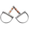 Anjetan Stainless Steel D-Ring Snaffle Bit, Horse Mouth Bit with