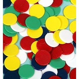 Counters, pack of 100 x 22mm.diameter-00521