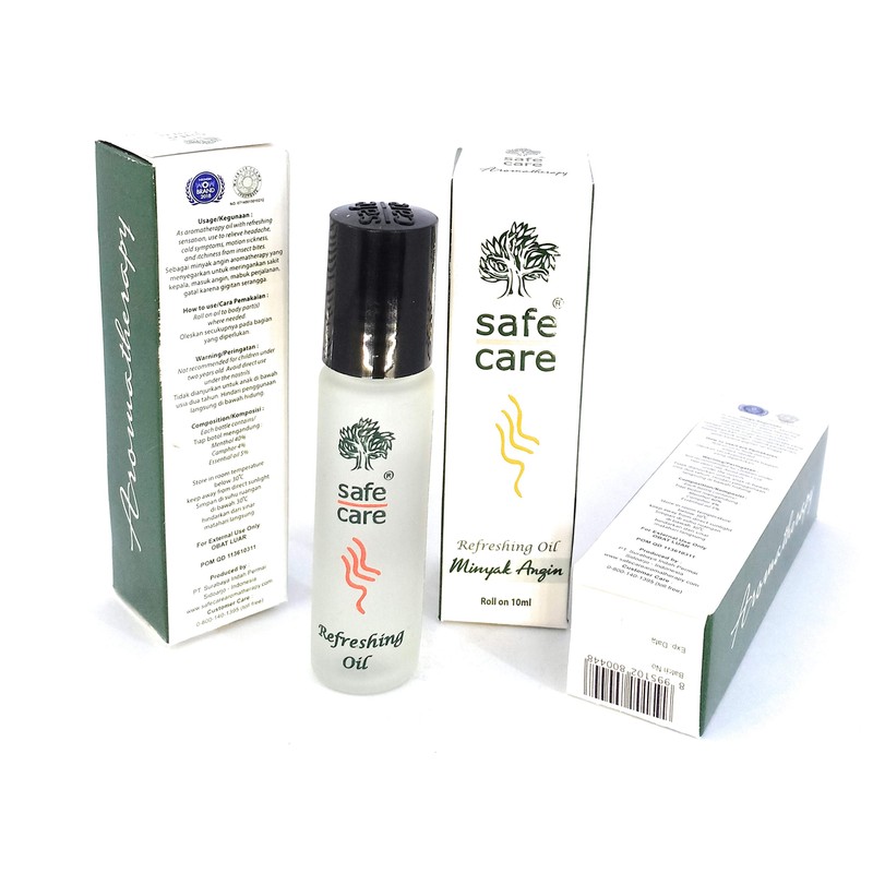 Safe&Care Safe Care Roll on Refreshing Oil Aromatherapy, 10 Ml