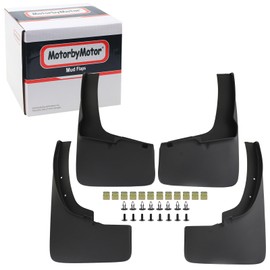 MotorbyMotor Mud Flaps Splash Guard for 2019-2023 Ford Ranger Off-Road Mud Guards, Front and Rear No Drilling Required Mudguards Mudflaps Fenders w/Hardware