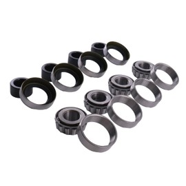 DVPARTS 2X Front Wheel Bearing Seal Spacer Rebuild Kit Compatible with Exmark Lazer Z Toro Z Master Grandstand 1-633584 1-633585 1-633581 110-8837 103-0063 1-633580