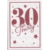 Happy 30th 30 Birthday Card for Her - Glitter