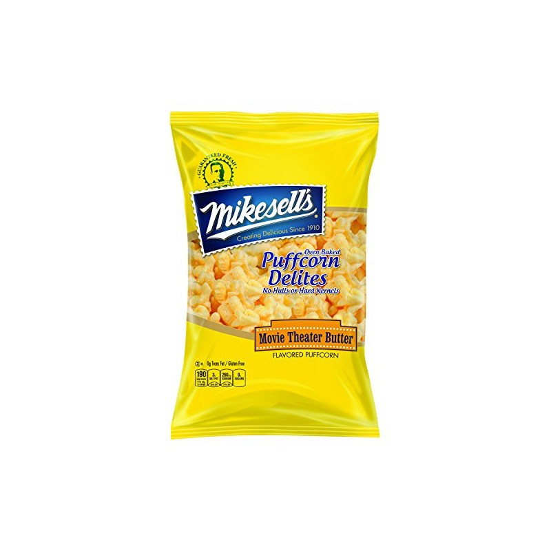 Mikesell's 5.5 oz. Butter Puffcorn Delites - 1 case of