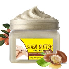 Butter Body Scrub With Dead Sea Salt - Skin Smoothing Exfoliating Scrub, Foot Scrub - Body Scrub Exfoliator/Body Exfoliator