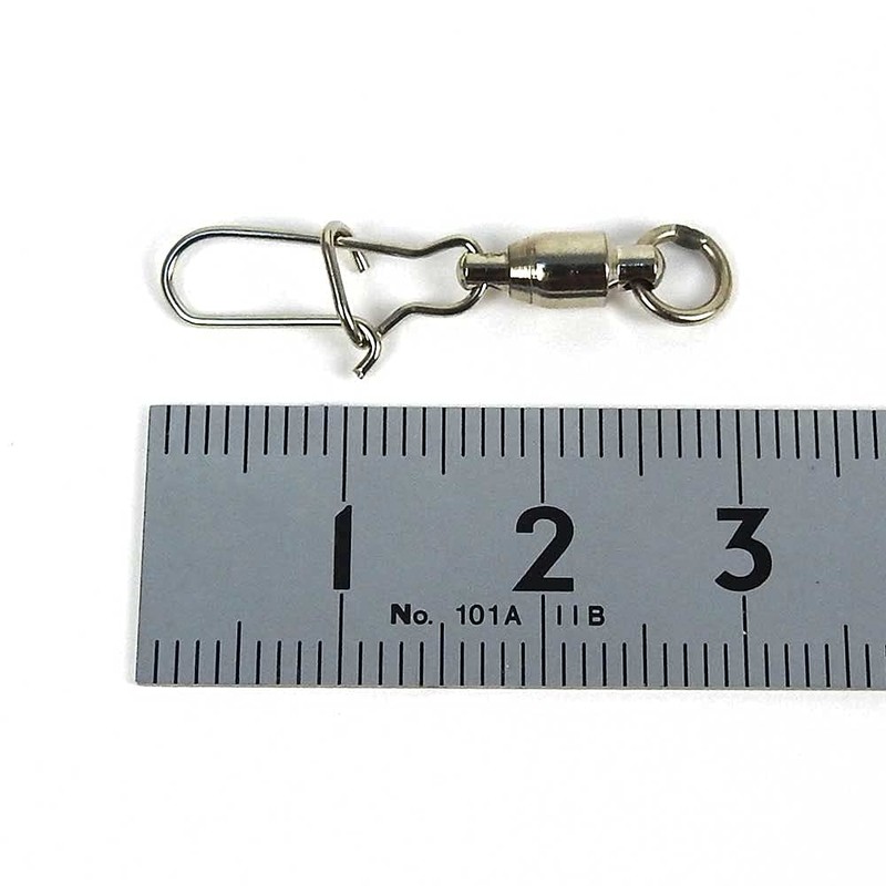 Quick Snap Ball Bearing Swivels Stainless Steel (15 Pieces, No.