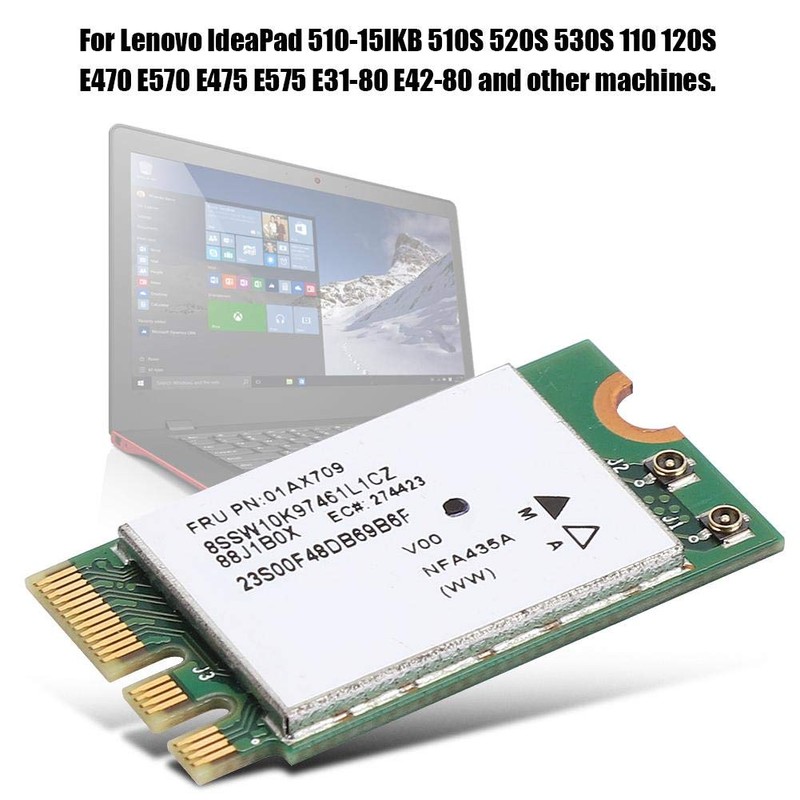 ASHATA - Network Card, 2.4G + 5G Dual Band Wireless